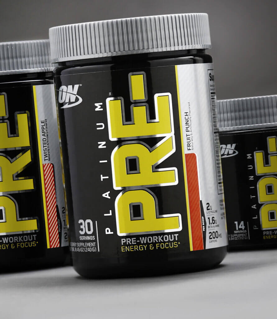 Best Pre Workout Optimum Nutrition Platinum Pre Raspberry Lemonade 30 servings 8.45 Ounce